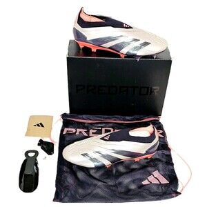 ADIDAS PREDATOR ELITE FG SOCCER CLEATS LL LACELESS Vivid Horizon Men Size 11 NIB